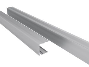 25 mm Alu-Abschlußprofil, preßblank VLF-AS60, ungeschlitzt, 980 mm lang