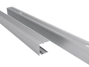 25 mm Alu-Abschlußprofil, preßblank VLF-AST60, geschlitzt, 980 mm lang