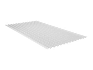 3,0 mm Lichtplatten, Sinus 76/18, klar aus Acryl, C-Struktur, 2000 x1045 mm