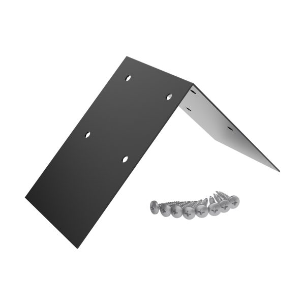Alu-Firstprofilverbinder, perlgim mit 8 Bohrungen, incl. 8 Schrauben