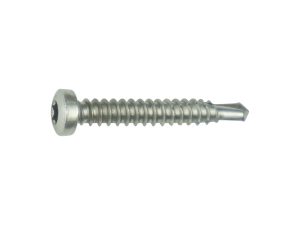 Bohrschrauben Linsenkopf, V2A, 4,8 x 32 mm für Befestigung von Alu-Unterprofilen