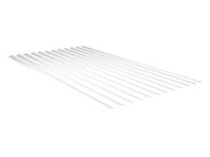 0,9 mm Lichtplatte Sinus 76/18, opal aus PC, glatt, 2 x UV, 8000 x 1116 mm
