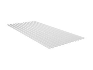 1,4 mm Lichtplatte Sinus 76/18, klar aus PC, C-Struktur 3500 x900 mm