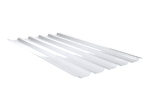 1,5 mm PVC Lichtplatte W-35/1035 Bio Line,  klar aus Biobasierten PVC , 8000 x 1075 mm