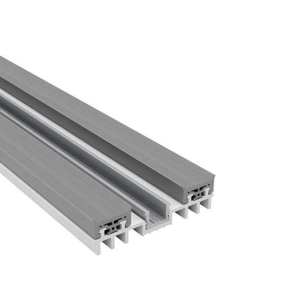 60 mm Mendiger Thermo-Unterprofil | L= 2000 mm PVC / Alu, weiß RAL 9016