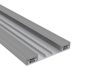 70 mm Mendiger Unterprofil, preßblank | L= 2500 mm einfach, incl. vormontierten Dichtungen