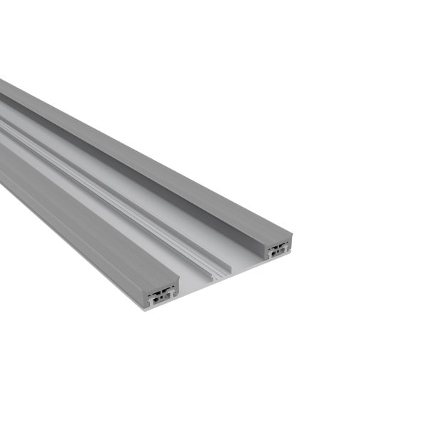 80 mm Mendiger Unterprofil, preßblank | L= 4500 mm einfach, incl. vormontierten Dichtungen