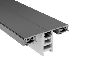 70 mm Mendiger Mittelprofil 16 mm | L= 7000 mm perlgrim, mit 1 PVC Adapter !