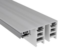 70 mm Mendiger Randprofil 16 mm | L= 7000 mm pressblank, mit 2 PVC Adaptern !