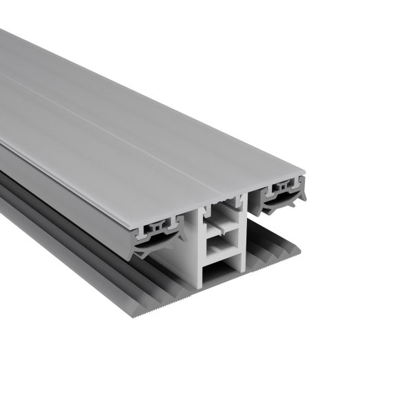 16 mm Mendiger Alu/Auflageband Mittelprofil | L=4000mm 60 mm, pressblank, thermisch getrennt