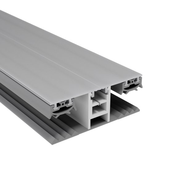 16 mm Mendiger Alu/Auflageband Mittelprofil | L=6000mm 70 mm, pressblank, thermisch getrennt