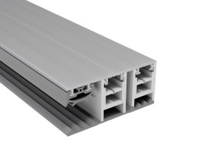 16 mm Mendiger Alu/Auflageband Randprofil | L=7000mm 60 mm, pressblank, thermisch getrennt