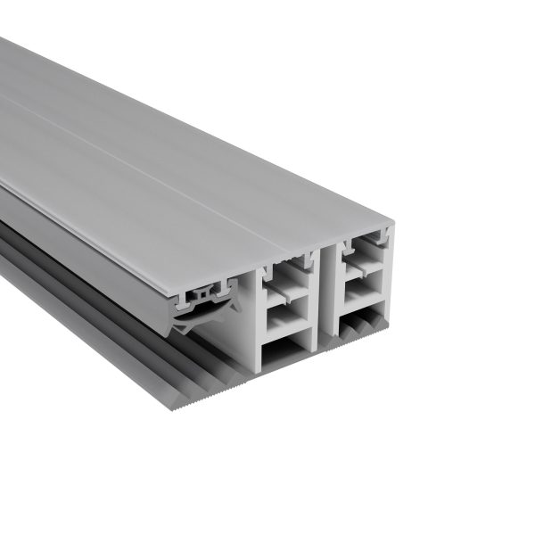 16 mm Mendiger Alu/Auflageband Randprofil | L=6000mm 60 mm, pressblank, thermisch getrennt