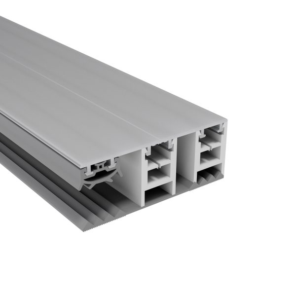 16 mm Mendiger Alu/Auflageband Randprofil | L=5000mm 70 mm pressblank, thermisch getrennt