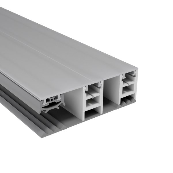 16 mm Mendiger Alu/Auflageband Randprofil  L=7000mm 80 mm pressblank, thermisch getrennt