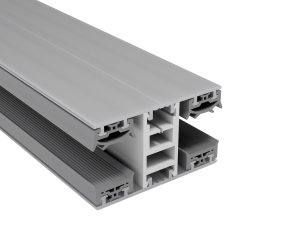 16 mm Mendiger Alu-Mittelprofil kpl.| L=2000mm 60 mm, pressblank, thermisch getrennt