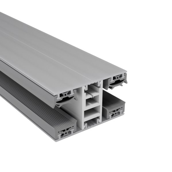 16 mm Mendiger Alu-Mittelprofil kpl.| L=2000mm 60 mm, pressblank, thermisch getrennt