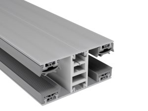 16 mm Mendiger Alu-Mittelprofil kpl. | L=2000mm 70 mm, pressblank, thermisch getrennt