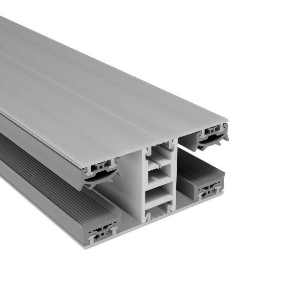 16 mm Mendiger Alu-Mittelprofil kpl. | L=2000mm 70 mm, pressblank, thermisch getrennt