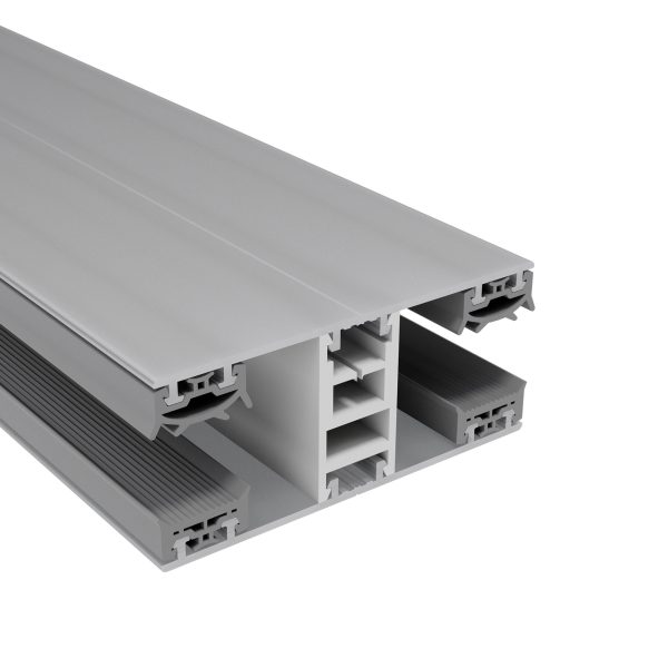 16 mm Mendiger Alu-Mittelprofil kpl. | L=2000mm 80 mm pressblank, thermisch getrennt