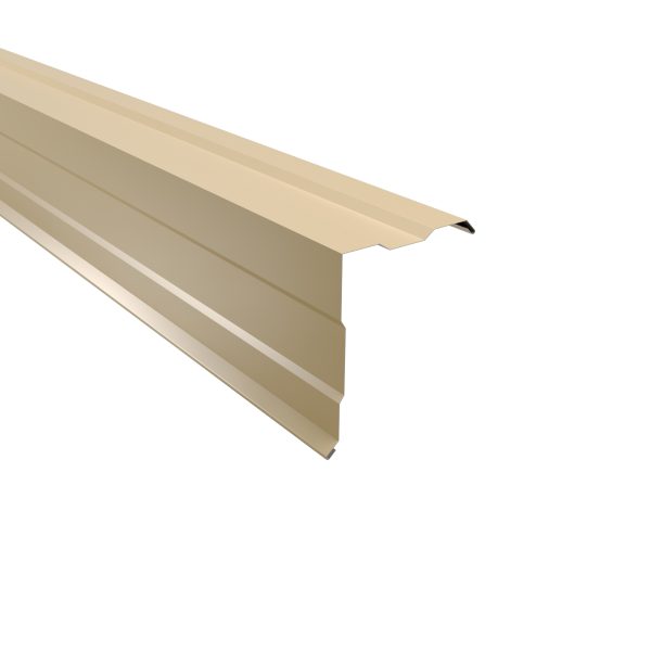 Ortgangwinkel, gesickt, 210x160 mm - 90° Stahl= 0,50 mm, 25µm Polyester/RSB