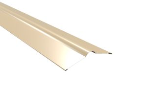 Firstbleche, flach, 140x140 mm 25µm Polyester, RAL 1015-hellelfenbein