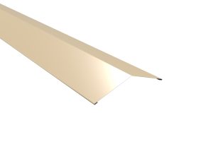 Firstblech, flach, 145x145 mm - 140° Stahl= 0,50 mm, 25µm Polyester/RSB