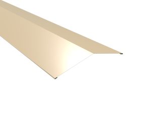 Firstblech, flach, 198x198 mm - 150° Stahl= 0,50 mm, 25µm Polyester/RSB