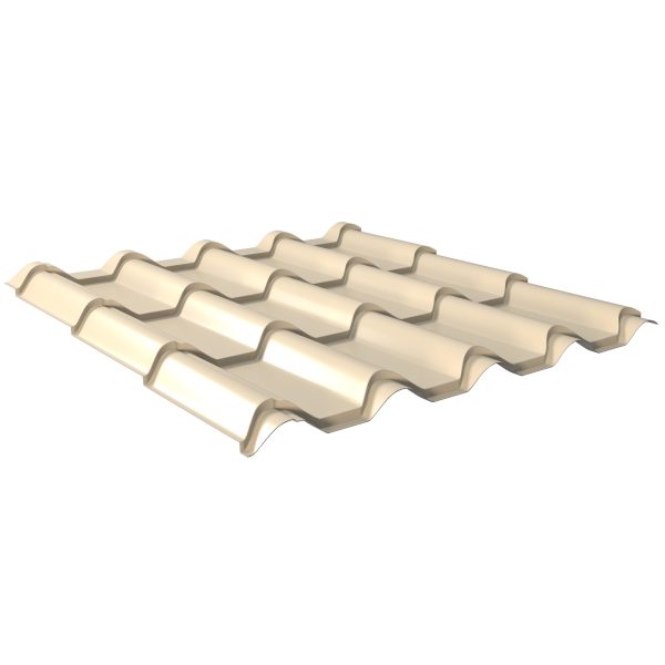Typ Europa, RAL 1015-hellelfenbein D=0,50 mm, 25µm Polyester/RSB