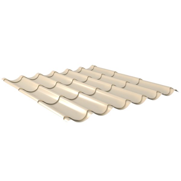 Typ 2/1060, RAL 1015-hellelfenbein D=0,50 mm, 25µm Polyester/RSB