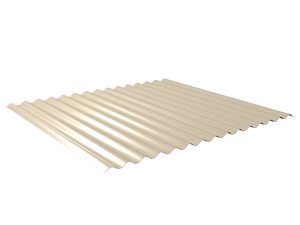 W-1/1064LK, RAL 1015-hellelfenbein Profil 76/18-Sinus, D=0,50 mm, 25µm Polyester/RSB
