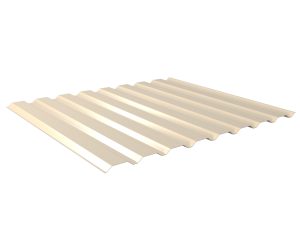 W-20/1100LA, RAL 1015-hellelfenbein D=0,50 mm, 25µm Polyester/RSB