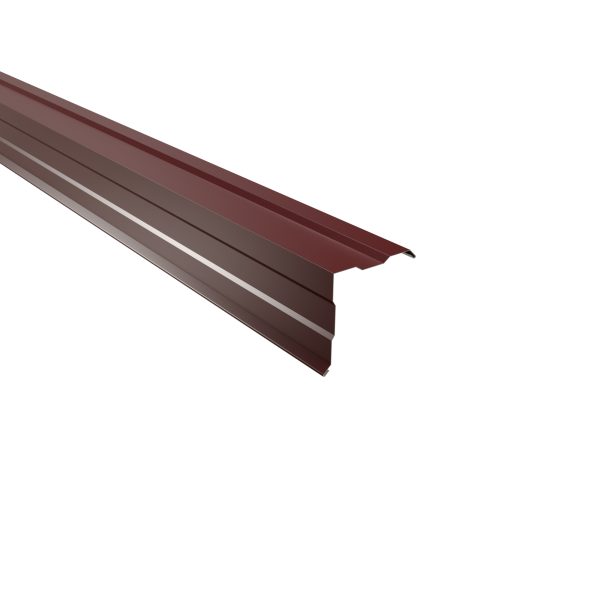 Ortgangwinkel, gesickt, 115x115x2000 mm Stahl= 0,50 mm, 25µm Polyester/RSB