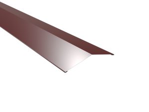 Firstblech, flach, 145x145 mm - 150° Stahl= 0,50 mm, 25µm Polyester/RSB