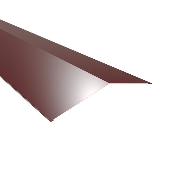 Firstblech, flach, 250x250 mm - 150° Stahl= 0,50 mm, 25µm Polyester/RSB