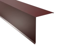 Pultabschluß, 250x200 mm - 90° Stahl= 0,50 mm, 25µm Polyester/RSB