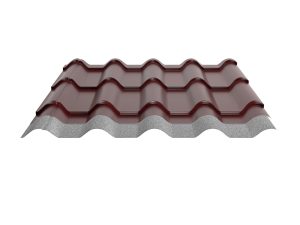 Typ Europa, RAL 3005-weinrot D=0,50 mm, 25µm Polyester/RSB