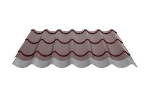 Typ 2/1060, RAL 3005-weinrot D=0,50 mm, 25µm Polyester/RSB