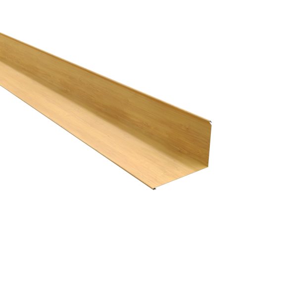 Wandanschluß, 220x150 mm - 90° Stahl= 0,50 mm, 35µm Strukturpolyester/RSB