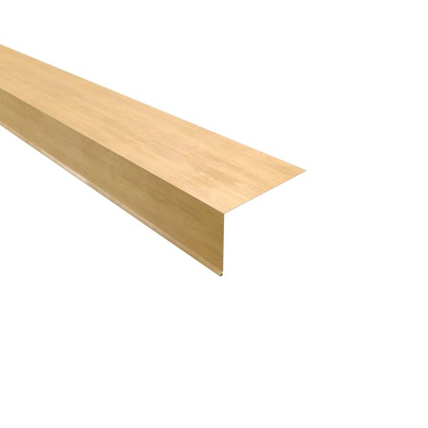 Traufenblech, 100x160 mm - 100° Stahl= 0,50 mm, 35µm Strukturpolyester/RSB