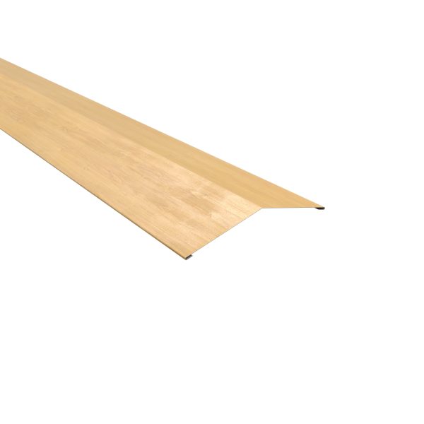 Firstblech, flach, 145x145 mm - 150° Stahl= 0,50 mm, 35µm Strukturpolyester/RSB