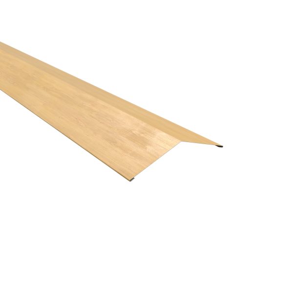 Firstblech, flach, 145x145 mm - 140° Stahl= 0,50 mm, 35µm Strukturpolyester/RSB