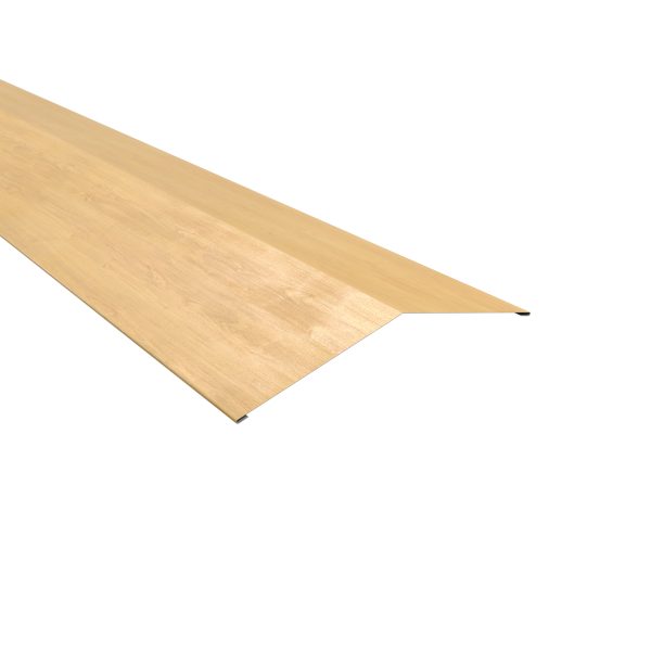 Firstblech, flach, 198x198 mm - 150° Stahl= 0,50 mm, 35µm Strukturpolyester/RSB