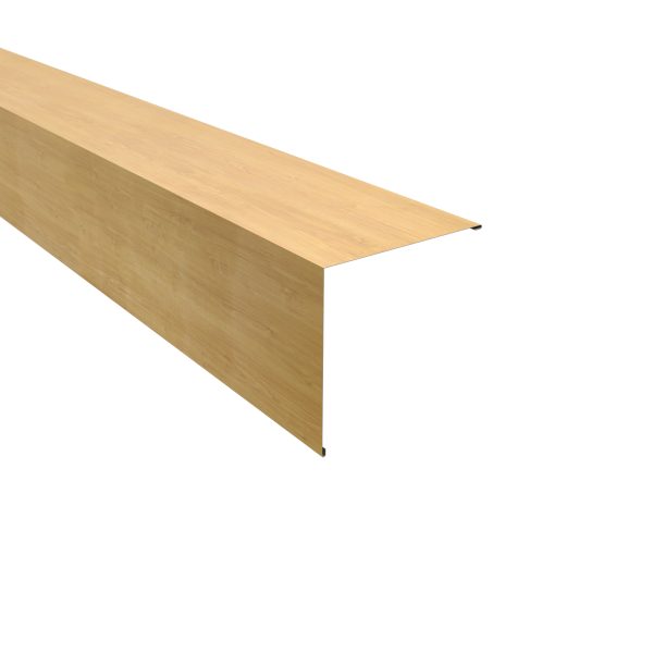 Außenecke, 195x195 mm - 90° Stahl= 0,50 mm, 35µm Strukturpolyester/RSB