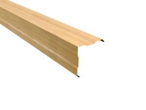 Außenecke, gesickt, 150x150 mm - 90° Stahl= 0,50 mm, 35µm Strukturpolyester/RSB