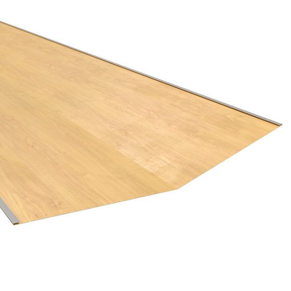 Kehlbleche, 490x490x2000 mm - 150° Stahl= 0,50 mm, 35µm Strukturpolyester/RSB