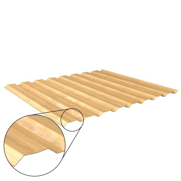W-20/1100LA, Holzoptik Ahorn D=0,50 mm, 35µm Strukturpolyester/RSB