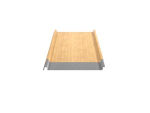 W-33/500LEV, Farbe Holzoptik Ahorn D=0,50 mm, 35µm Strukturpolyester/RSB
