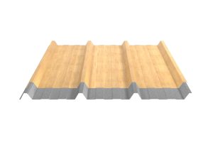 W-45/1000LK, Holzoptik Ahorn D=0,50 mm, 35µm Strukturpolyester/RSB