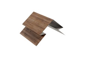 Flachbleche, Farbe Holzoptik Eiche dunkel D=0,50 mm, 35µm Strukturpolyester/RSB